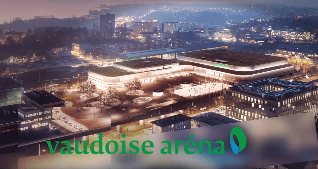 Vidéo en 3D de présentation de la Vaudoise aréna