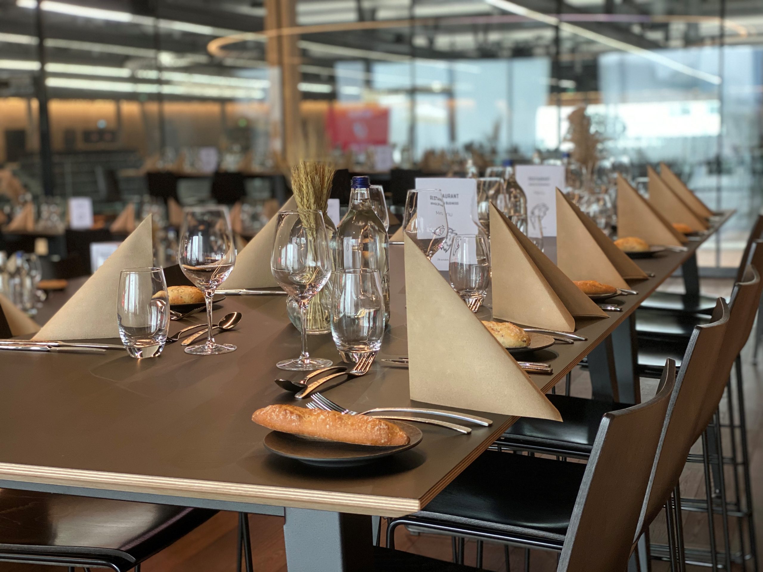 Restauration dans l'espace capitale olympique de la Vaudoise aréna