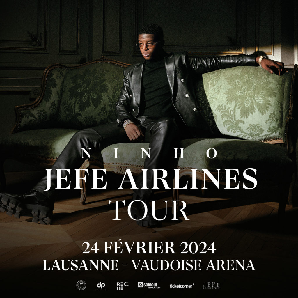 Ninho en concert à la Vaudoise aréna en février 2024